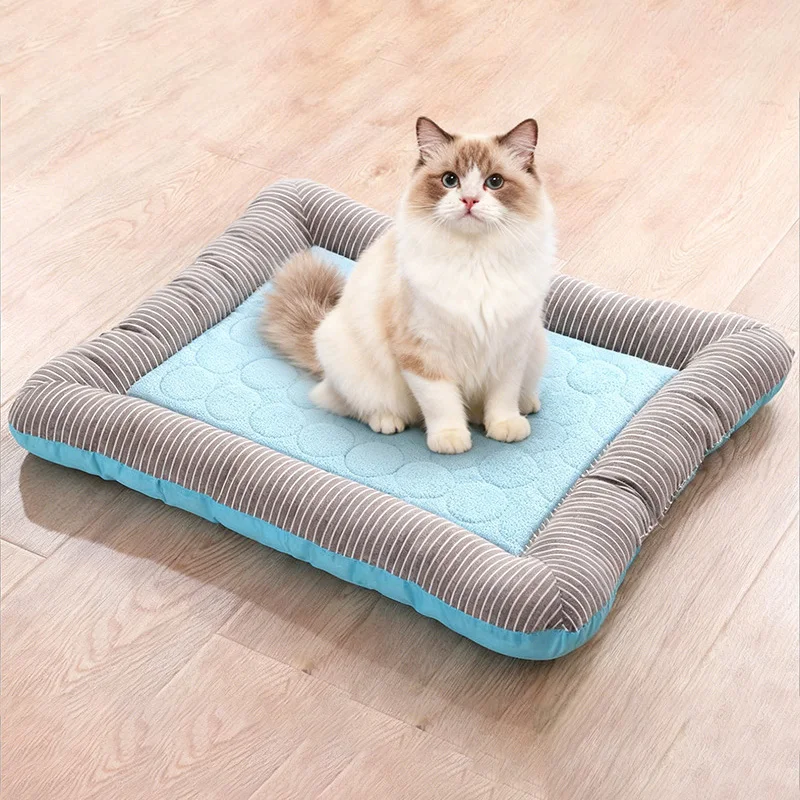 Cooling Pet Bed For Dogs Cats Ice Silk Material Cool Mat Soft Pet Blanket for Summer Sleeping Breathable Cat Sofa Supplies
Cooling Pet Bed For Dogs Cats Ice Silk Material Cool Mat Soft Pet Blanket for Summer Sleeping Breathable Cat Sofa Supplies