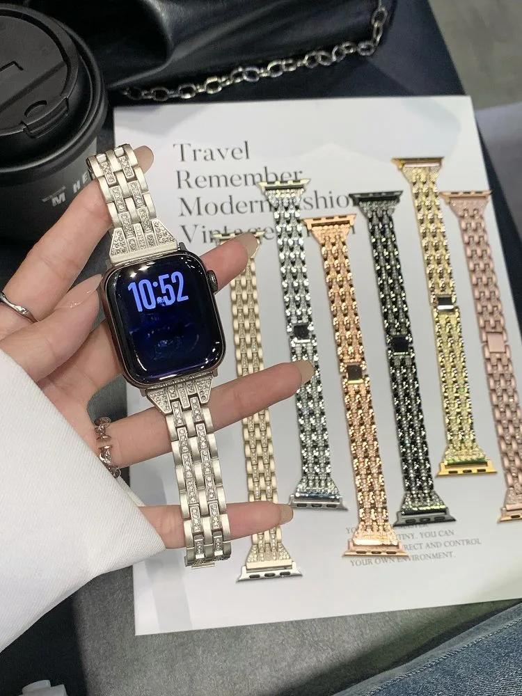 Sparkling Metal Band for Apple Watch Bands 38 40 41 42 44 45 46 49mm Jewelry Diamond Metal Strap for iWatch S11 10 9 8 7 6 5 4 3
Sparkling Metal Band for Apple Watch Bands 38 40 41 42 44 45 46 49mm Jewelry Diamond Metal Strap for iWatch S11 10 9 8 7 6 5 4 3