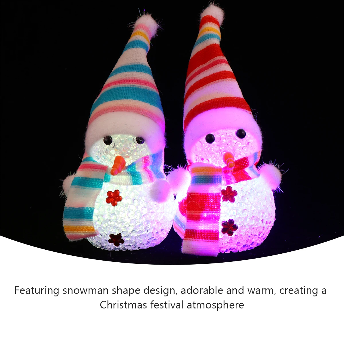 2Pcs Color Changing LED Crystal Snowman Lamp Christmas Night Light Decor Gifts for Home Office Car Bedroom Bathroom Kitchen
2Pcs Color Changing LED Crystal Snowman Lamp Christmas Night Light Decor Gifts for Home Office Car Bedroom Bathroom Kitchen
