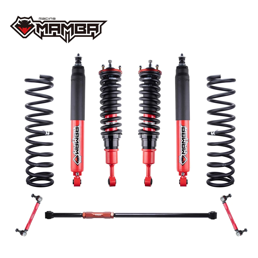 For Toyota Prado 250 Coilover Suspension Kit Adjustable Shock Absorbers For LC250 2 Inches Lift Optimized On Road Off-Road
For Toyota Prado 250 Coilover Suspension Kit Adjustable Shock Absorbers For LC250 2 Inches Lift Optimized On Road Off-Road
