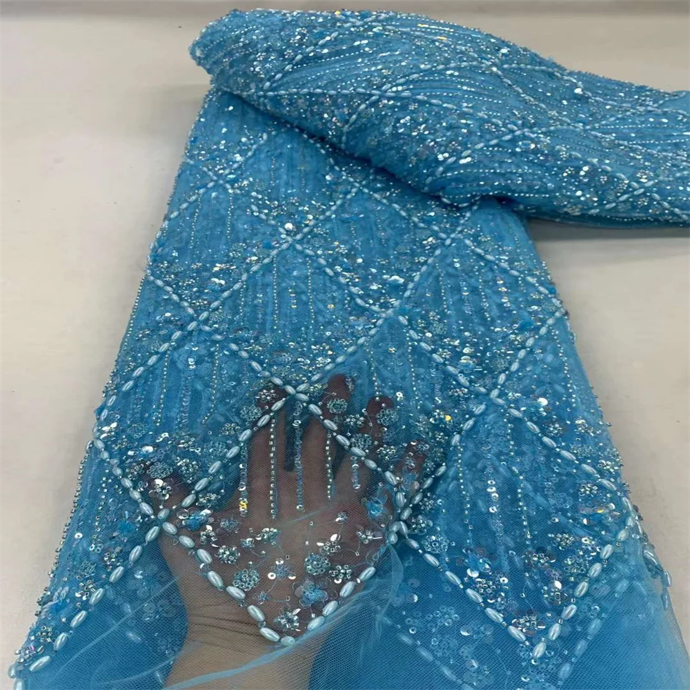 Luxury African Lace Fabric 2024 High Quality Sequins Beaded Laces Fabrics For Nigerian Wedding French Tulle Laces Fabrics ZX3750
Luxury African Lace Fabric 2024 High Quality Sequins Beaded Laces Fabrics For Nigerian Wedding French Tulle Laces Fabrics ZX3750