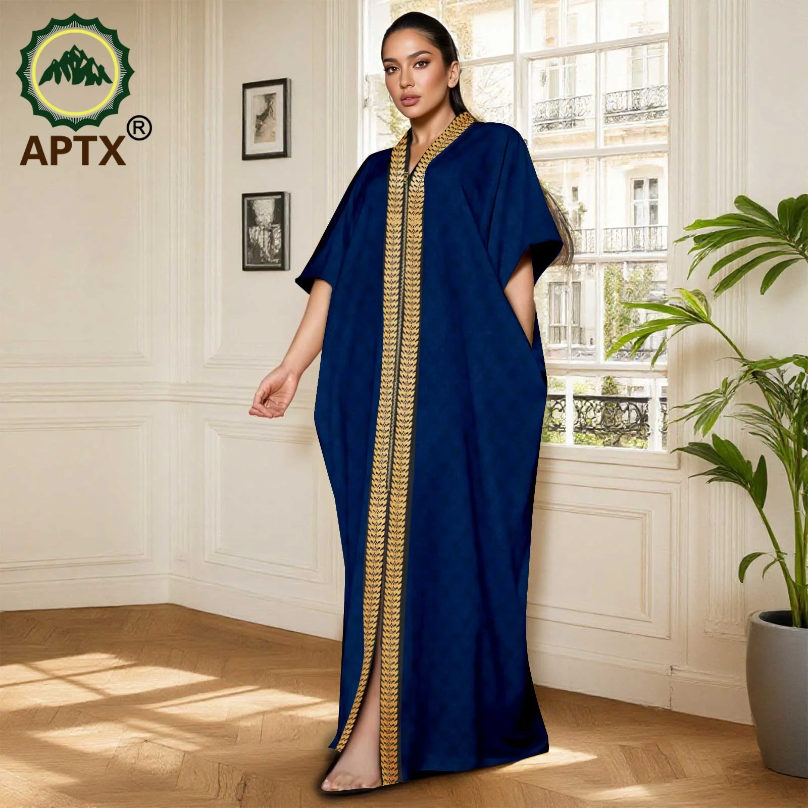 African Women's Loose Maxi Kaftan Dress Short Sleeve Fashion Muslim Robe Print Dashiki Islamic Lady Clothing 2524013
African Women's Loose Maxi Kaftan Dress Short Sleeve Fashion Muslim Robe Print Dashiki Islamic Lady Clothing 2524013