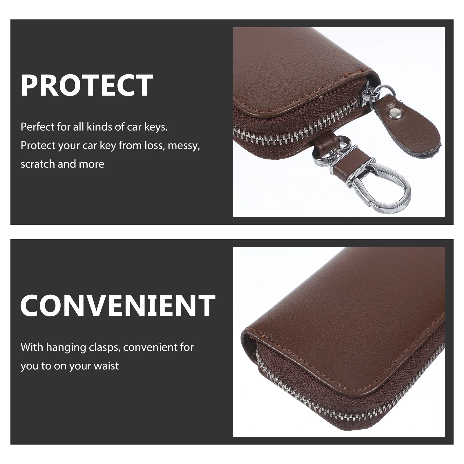 Car Key Bag Durable Safe Zipper Key Pack Holder Hanging Waist Pouch Stylish Fashion Protect Loss Scratch Multifunction
Car Key Bag Durable Safe Zipper Key Pack Holder Hanging Waist Pouch Stylish Fashion Protect Loss Scratch Multifunction