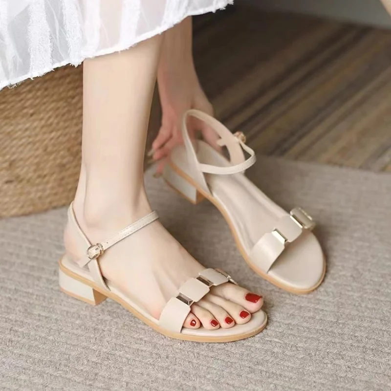 Women's Shoes Buckles Sandals For Woman One Word Footwear Square Heels Summer 2024 Medium Office Work With Elegant Hot Offer F
Women's Shoes Buckles Sandals For Woman One Word Footwear Square Heels Summer 2024 Medium Office Work With Elegant Hot Offer F
