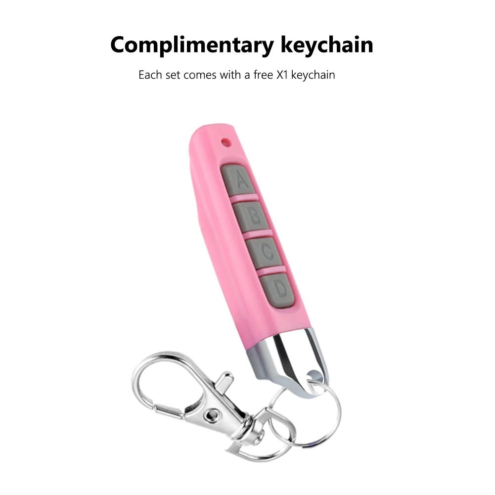 433MHz Remote Controller Plastic 4 Keys Remote Control Duplicator Battery Powered Remote Control Multifunctional for Garage Gate
433MHz Remote Controller Plastic 4 Keys Remote Control Duplicator Battery Powered Remote Control Multifunctional for Garage Gate