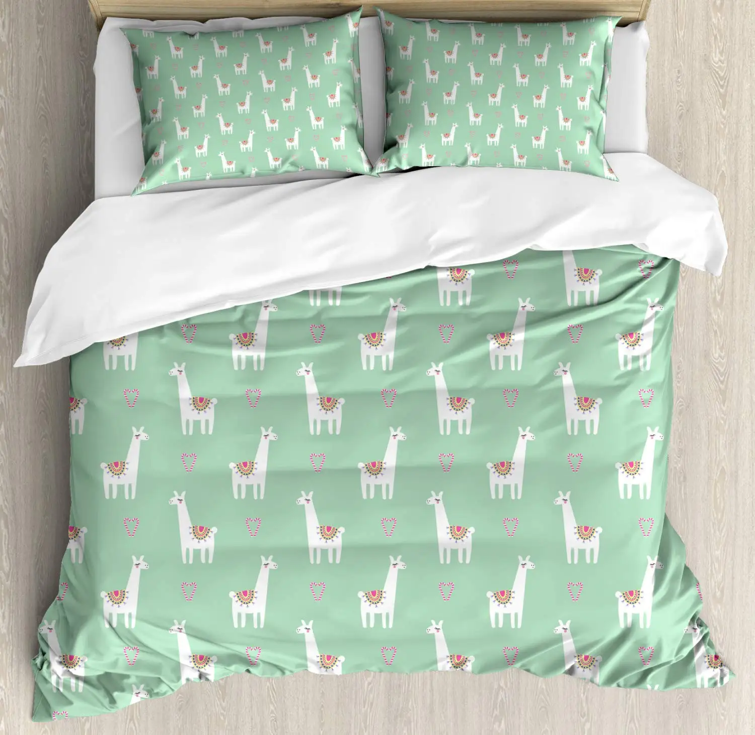 Cartoon Llama Alpaca Bedding Sets for Kids Boys Girls Floral Quilt Cover Room Decor Bedroom Collection 3Pcs Queen King Full Size
Cartoon Llama Alpaca Bedding Sets for Kids Boys Girls Floral Quilt Cover Room Decor Bedroom Collection 3Pcs Queen King Full Size