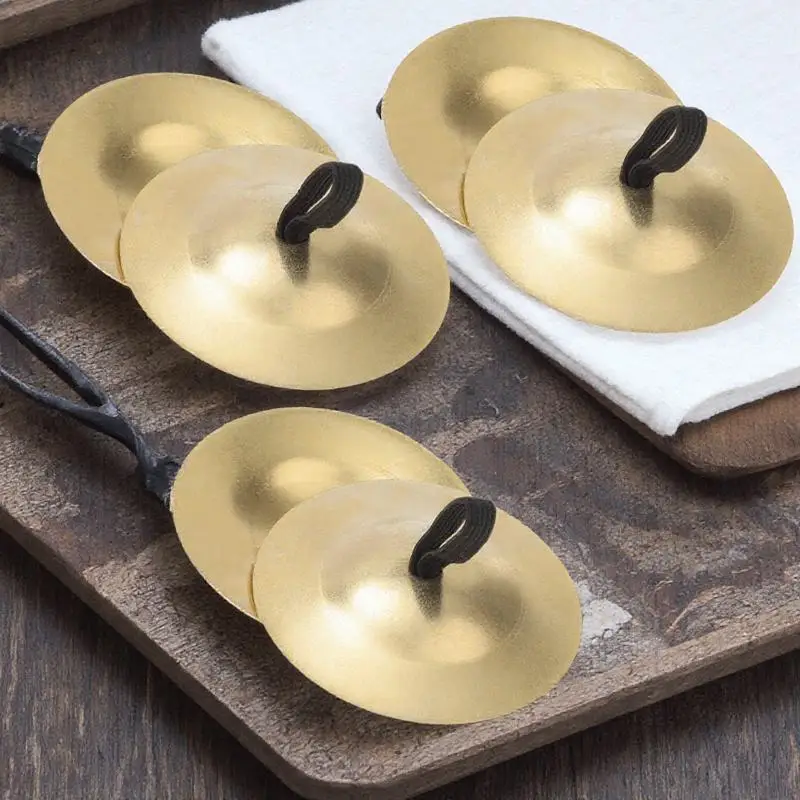 6Pcs Brass Finger Cymbals for Belly Dancing Percussion Instrument Lightweight Comfortable Elastic Loop Golden Finish
6Pcs Brass Finger Cymbals for Belly Dancing Percussion Instrument Lightweight Comfortable Elastic Loop Golden Finish