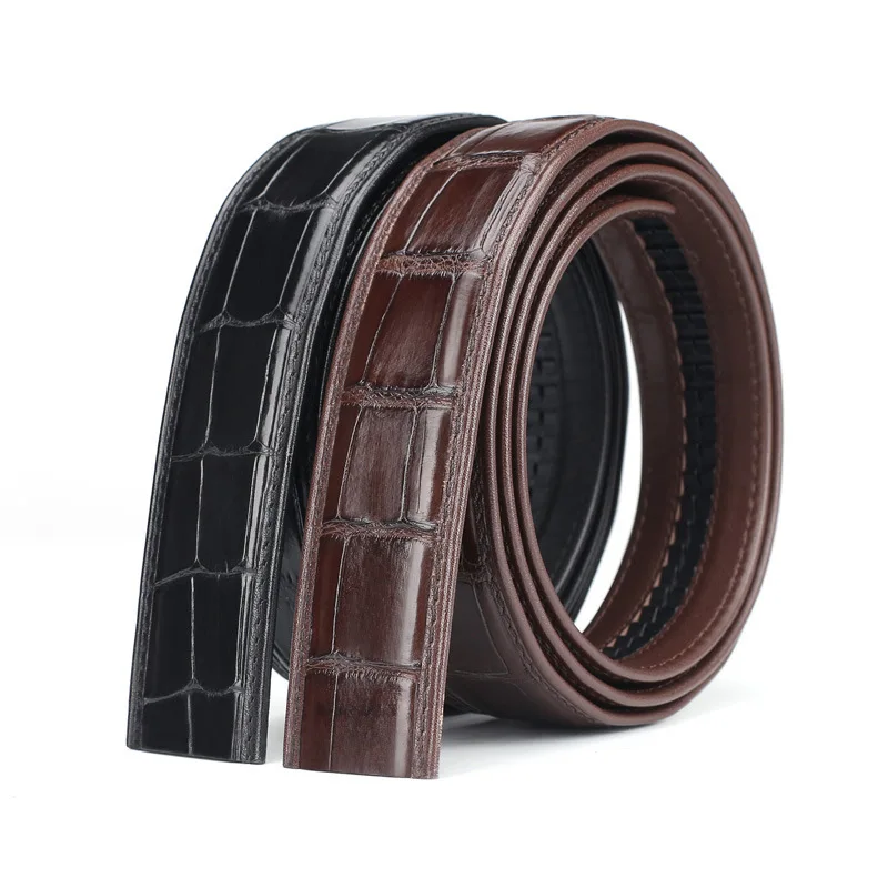 2023 New Fashion Headless Belt Men's Crocodile Skin Belly Belt Men's Automatic Buckle Belt Genuine Leather Crocodile Belt 45
2023 New Fashion Headless Belt Men's Crocodile Skin Belly Belt Men's Automatic Buckle Belt Genuine Leather Crocodile Belt 45