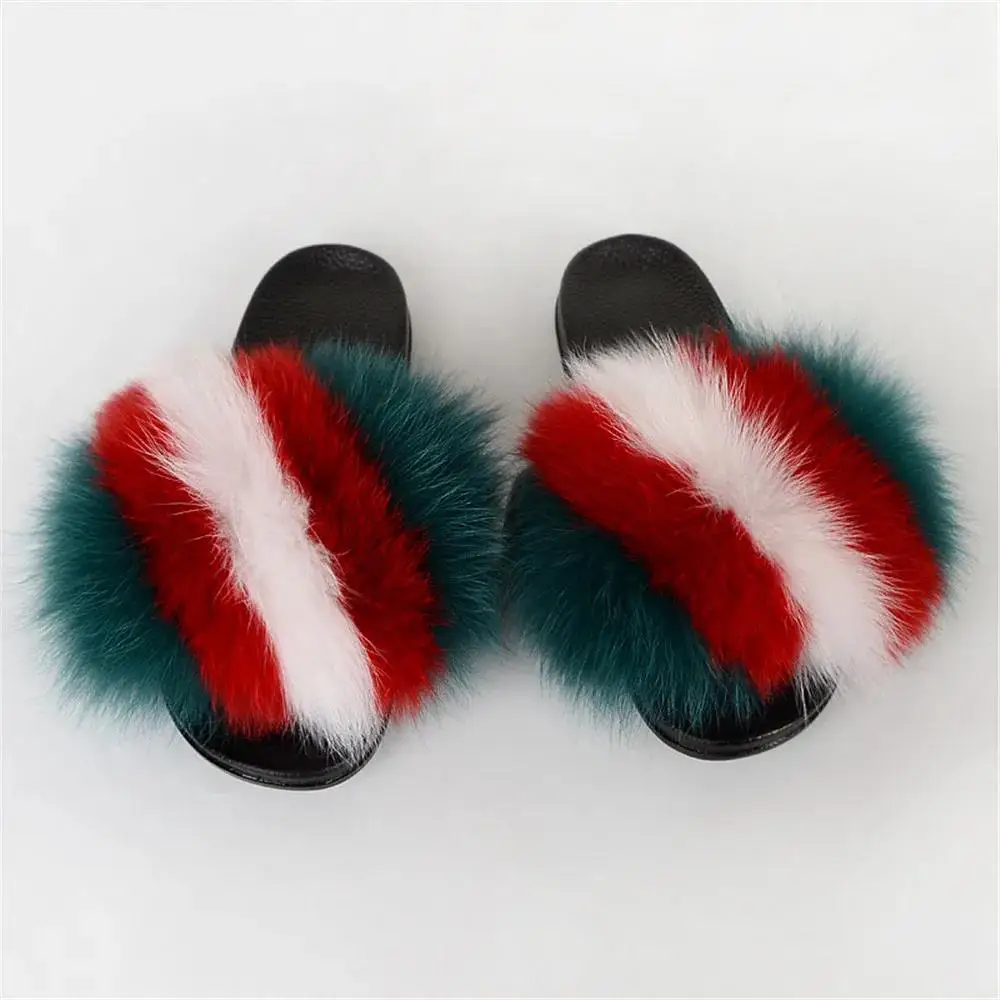 100% real fox fur slippers ladies summer fashion simple cute indoor non-slip fluffy new flower type fox fur slippers
100% real fox fur slippers ladies summer fashion simple cute indoor non-slip fluffy new flower type fox fur slippers