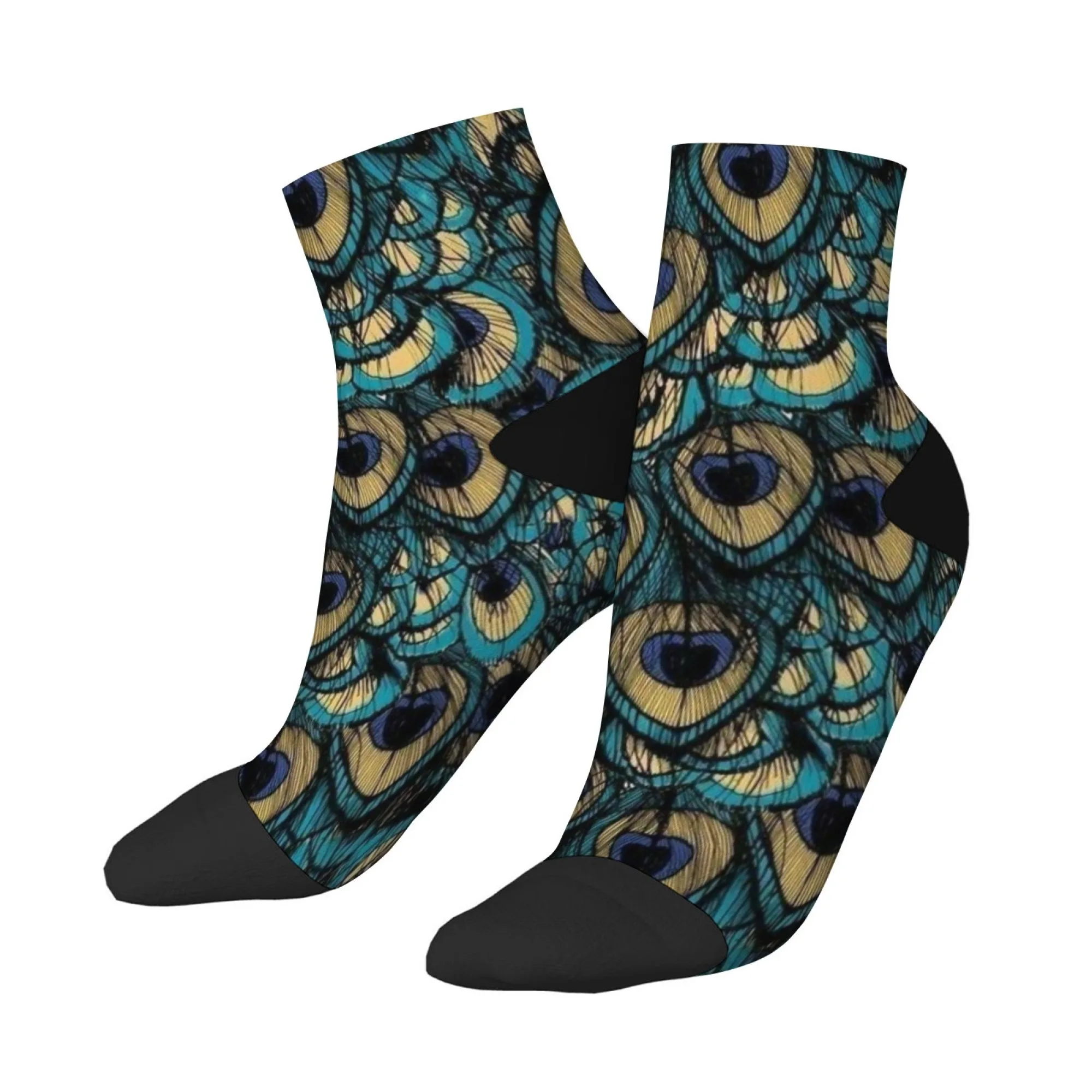Crazy Happy compression socks Peculiar peacock feathers short socks Novelty funny socks Hip Hop casual Harajuku style gift
Crazy Happy compression socks Peculiar peacock feathers short socks Novelty funny socks Hip Hop casual Harajuku style gift