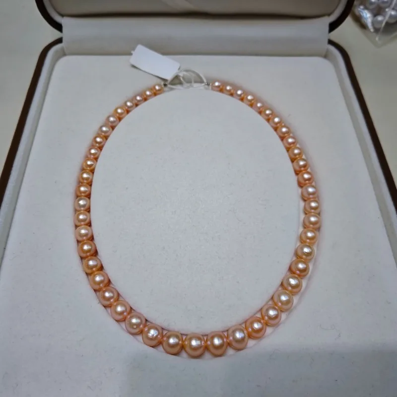 Elegant Natural Sea Pink Pearl Necklace Free Shipping for Women Jewelry Necklace Wedding Gifts 925 Silver Real Pearl Jewelry
Elegant Natural Sea Pink Pearl Necklace Free Shipping for Women Jewelry Necklace Wedding Gifts 925 Silver Real Pearl Jewelry