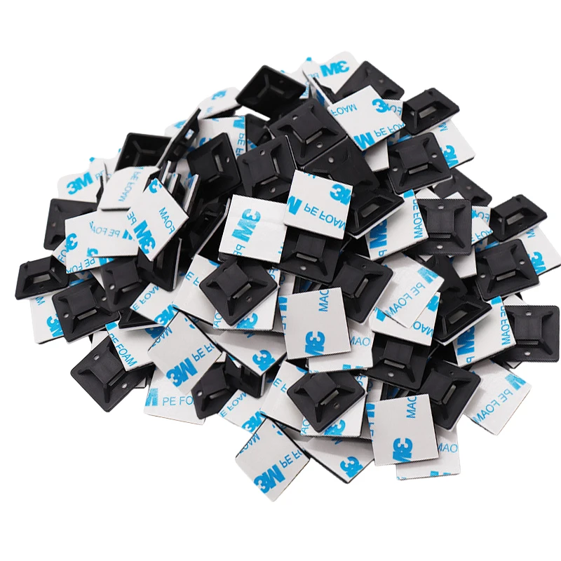 100pcs plastic nylon tie fixing seat with adhesive self-adhesive buckle cable positioning piece
100pcs plastic nylon tie fixing seat with adhesive self-adhesive buckle cable positioning piece