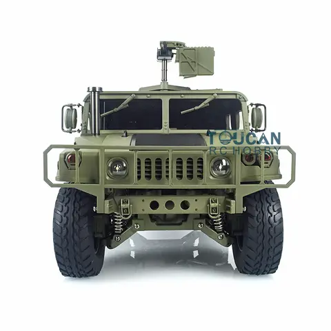 HG P408 1/10 RC 4*4 U.S Military Racing Car Crawler Truck ESC Motor Sound Remote Control Light Outdoor Toys Model Gift