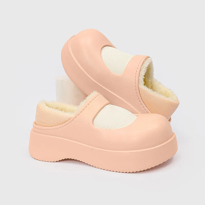 New Plush Maryjane Slippers For Women Winter Warm Platfrom Furry Cotton Shoes Non-Slip EVA Waterproof Home Outdoor Slides
New Plush Maryjane Slippers For Women Winter Warm Platfrom Furry Cotton Shoes Non-Slip EVA Waterproof Home Outdoor Slides
