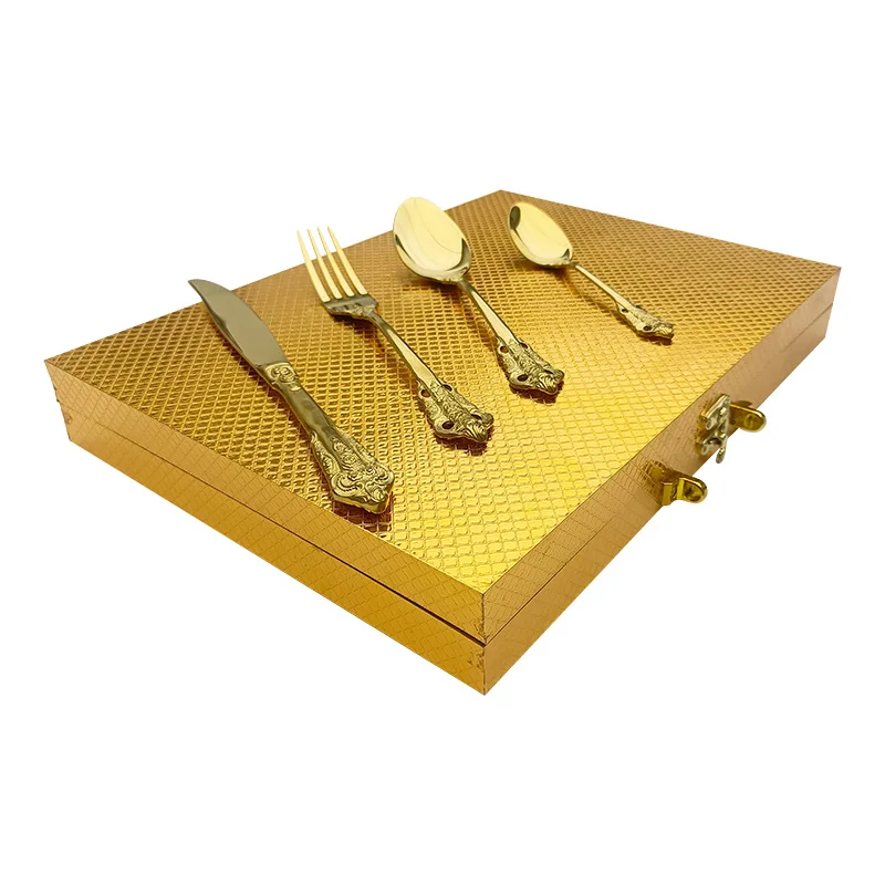 Gold color 304 food grade fork knife spoon kitchen stainless steel Korea cutlery travel set cooking utensils sets
Gold color 304 food grade fork knife spoon kitchen stainless steel Korea cutlery travel set cooking utensils sets