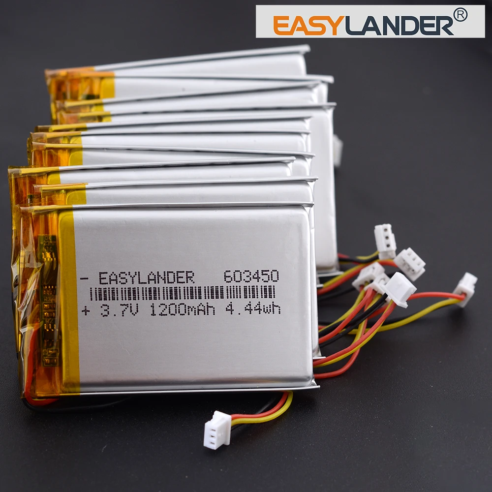 €3 VAT Included 10Pcs/Lot MX1.25 3P 3.7V 603450 1200mAh Li-Polymer Li-ion Battery Lipo Batteries With Silicone Wires
€3 VAT Included 10Pcs/Lot MX1.25 3P 3.7V 603450 1200mAh Li-Polymer Li-ion Battery Lipo Batteries With Silicone Wires