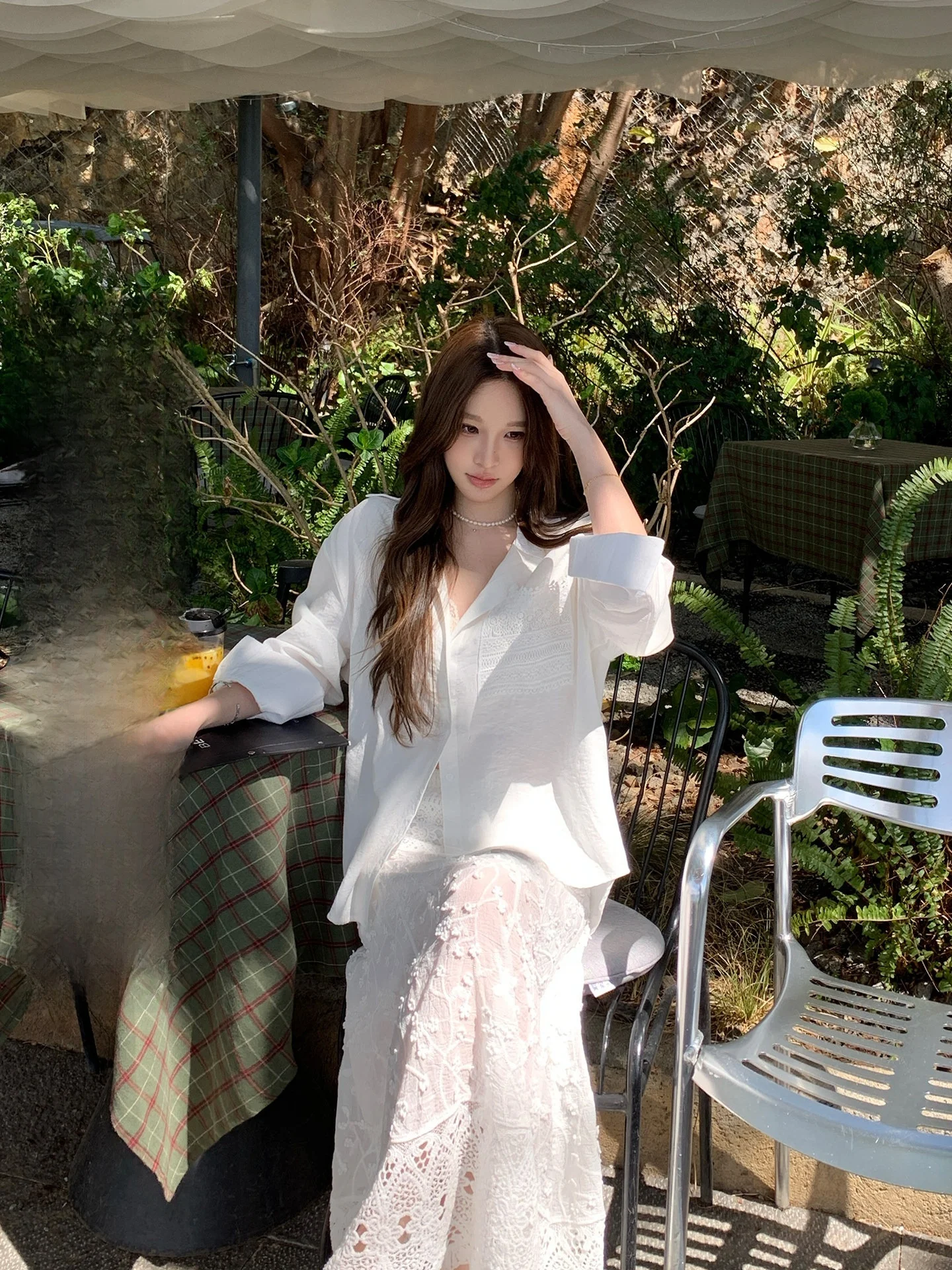 YEAHLOU Summer New Simple Sun Protection Long Sleeve Women's Shirt Lightweight Pleated Texture Cotton Blend Casual Shirt
YEAHLOU Summer New Simple Sun Protection Long Sleeve Women's Shirt Lightweight Pleated Texture Cotton Blend Casual Shirt