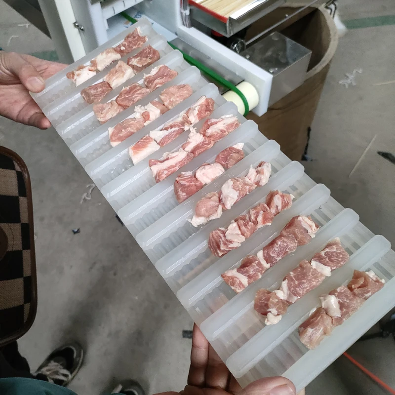 Commercial Stainless Steel Automatic Wear Meat String Lamb Skewers Machine Automatic BBQ Meat Skewer Maker String Machine
Commercial Stainless Steel Automatic Wear Meat String Lamb Skewers Machine Automatic BBQ Meat Skewer Maker String Machine