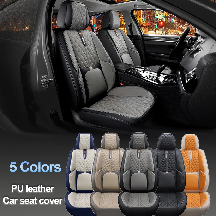 PU leather car seat cover, waterproof, scratch-resistant and wear-resistant, suitable for 5-seater cars with split headrest seat
PU leather car seat cover, waterproof, scratch-resistant and wear-resistant, suitable for 5-seater cars with split headrest seat