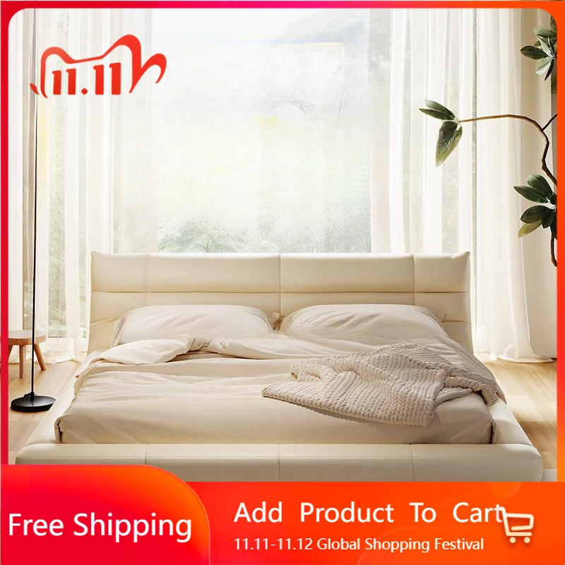 Винтажная кожаная спинка двуспальной кровати, белая итальянская большая современная королевская кровать для хранения в спальне, европейская мебель для прихожей
Винтажная кожаная спинка двуспальной кровати, белая итальянская большая современная королевская кровать для хранения в спальне, европейская мебель для прихожей