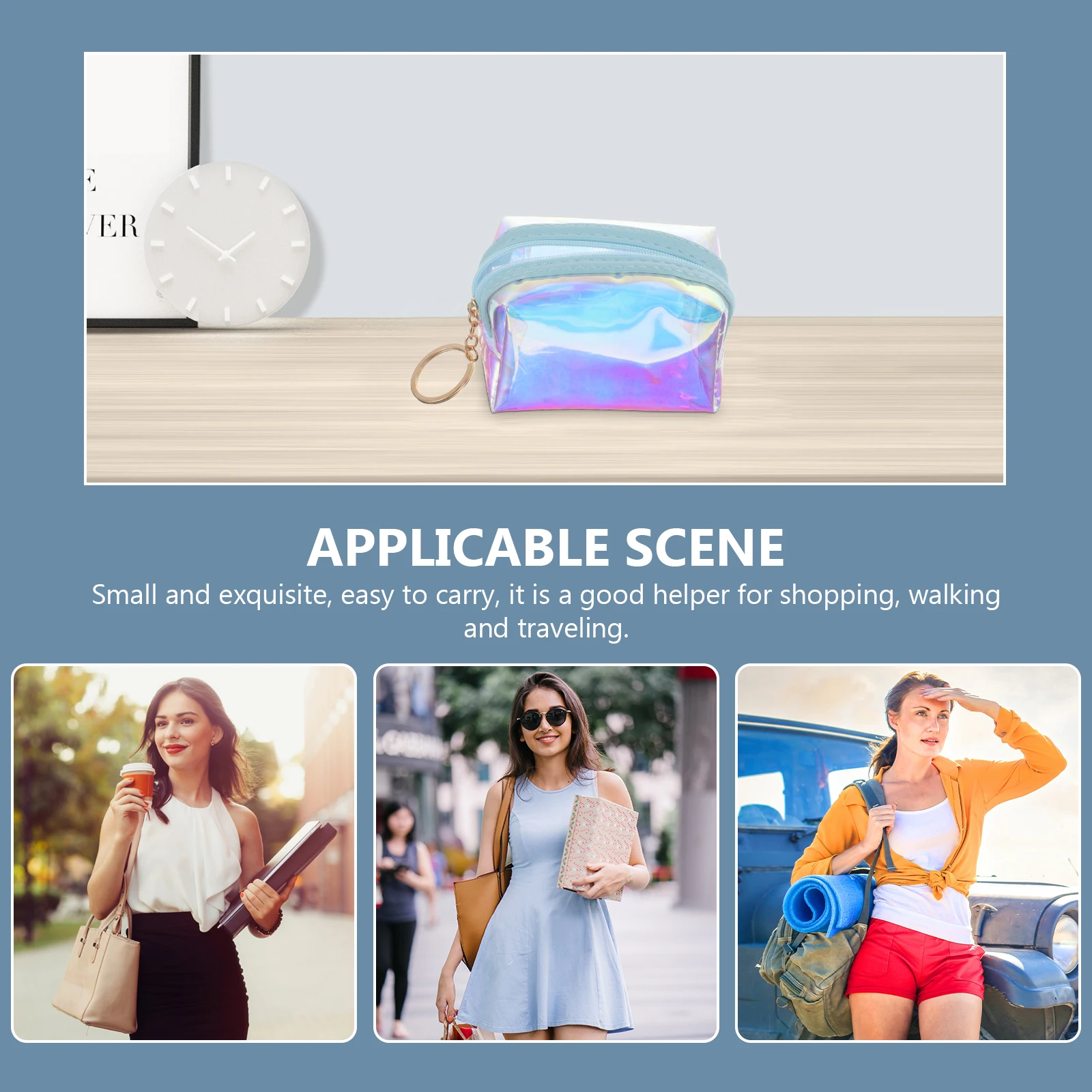 Women Coin Purse Keychain Charming Small Zipper Wallet Compact Change Purse for Teens Students Makeup Bag Small Pouch
Women Coin Purse Keychain Charming Small Zipper Wallet Compact Change Purse for Teens Students Makeup Bag Small Pouch