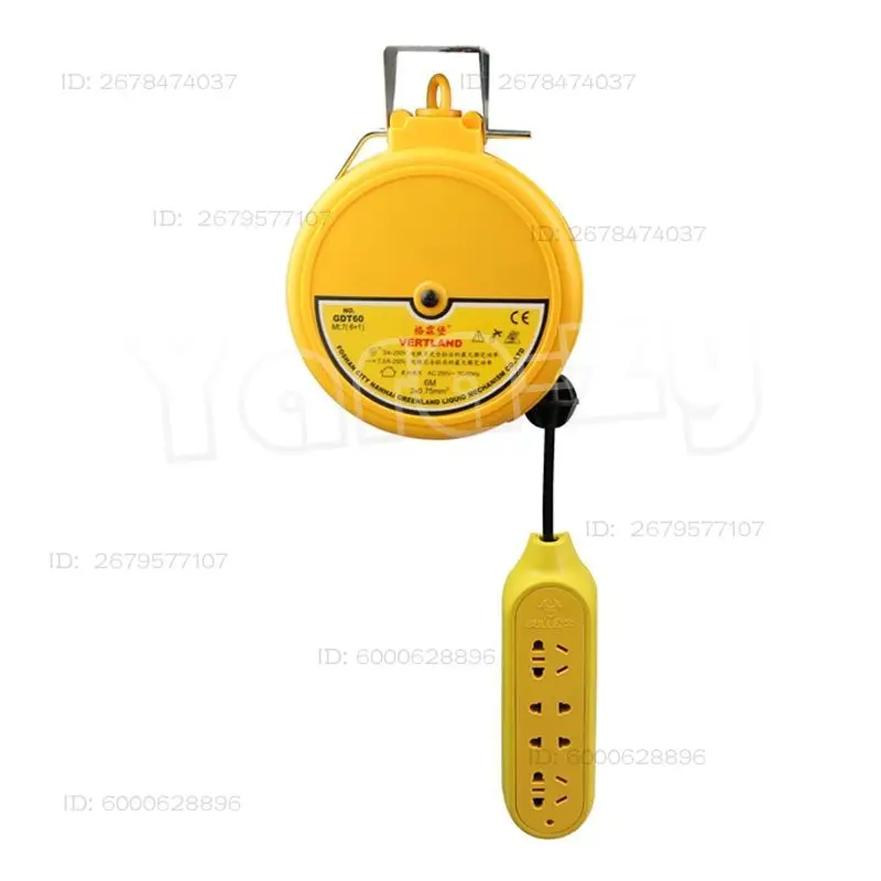 220V Electric Automatic Hose Reel Automatic Telescopic Drum Cable Tray 6M GDT60
220V Electric Automatic Hose Reel Automatic Telescopic Drum Cable Tray 6M GDT60