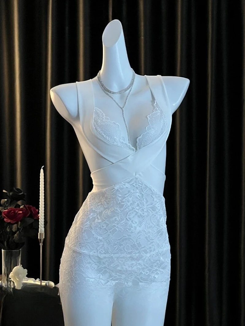 Sexy Lace Office-style Nightdress for Women,Pure Desire Secretary Uniform Design,Elegant Romantic Sleepwear,Alluring Date Night
Sexy Lace Office-style Nightdress for Women,Pure Desire Secretary Uniform Design,Elegant Romantic Sleepwear,Alluring Date Night