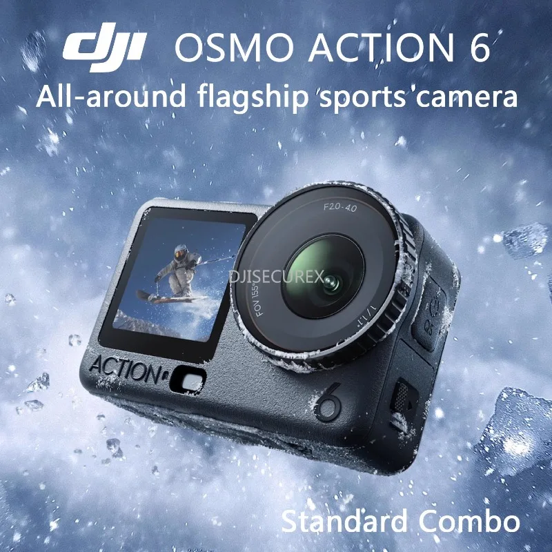 DJI Osmo Action 6 Standard Combo – Variable Aperture Sports Camera Used
DJI Osmo Action 6 Standard Combo – Variable Aperture Sports Camera Used