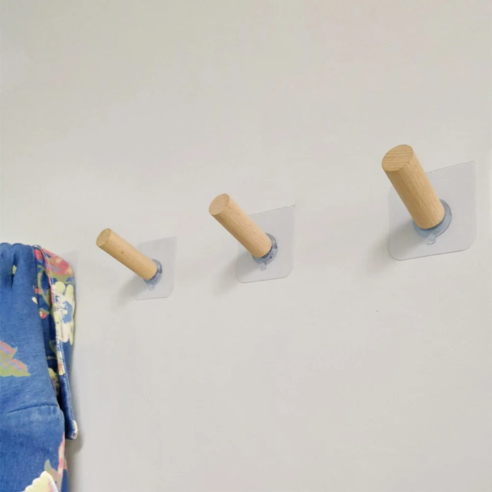 Solid Wood Hooks Heavy Duty Wall Mounted Towel Hanger Hat Rack Wooden Pegs for Caps Coats Umbrellas Keys Closet Door Decor
Solid Wood Hooks Heavy Duty Wall Mounted Towel Hanger Hat Rack Wooden Pegs for Caps Coats Umbrellas Keys Closet Door Decor