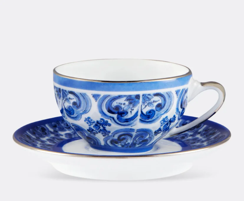 'Blu Mediterraneo' espresso cup and saucer Dolce&Gabbana Casa
'Blu Mediterraneo' espresso cup and saucer Dolce&Gabbana Casa