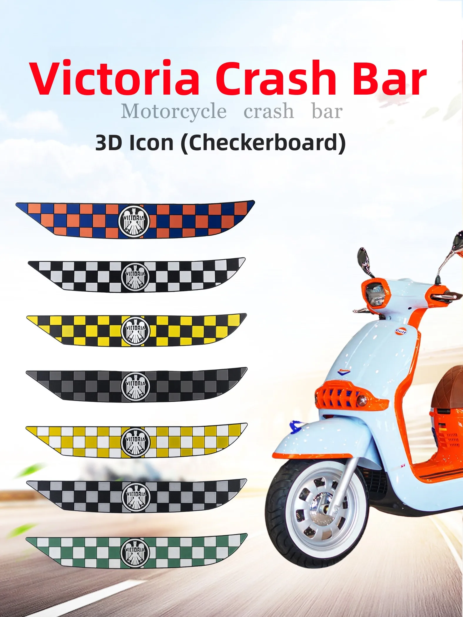 Victoria 50/300 анти-коллионная наклейка для мотоцикла, защита бампера, декоративная наклейка, защита от царапин, аксессуары для мотоциклов 
Victoria 50/300 анти-коллионная наклейка для мотоцикла, защита бампера, декоративная наклейка, защита от царапин, аксессуары для мотоциклов