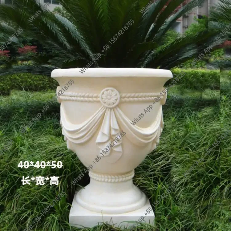 X32 European Outdoor Retro Flower Pot Sculpture Flower Ware Garden Garden Indoor And Outdoor Decoration Creative Ornament
X32 European Outdoor Retro Flower Pot Sculpture Flower Ware Garden Garden Indoor And Outdoor Decoration Creative Ornament