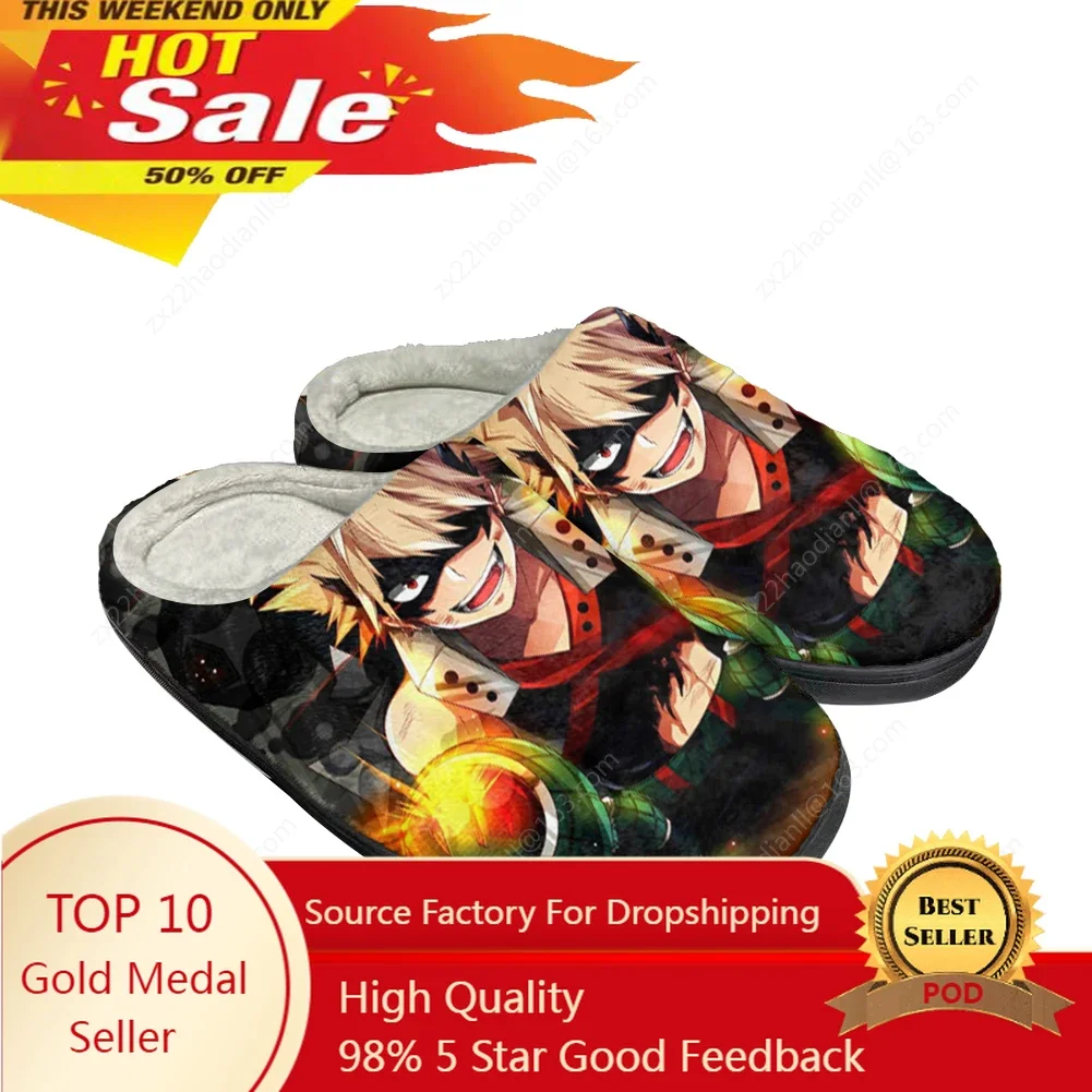 Bakugou Katsuki Fashion Cotton Custom Slippers Mens Womens Sandals Plush Casual Keep Warm Shoes Thermal Hot Comfortable Slipper
Bakugou Katsuki Fashion Cotton Custom Slippers Mens Womens Sandals Plush Casual Keep Warm Shoes Thermal Hot Comfortable Slipper