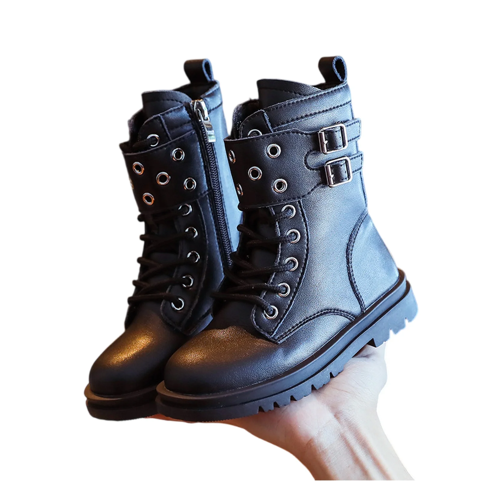 Осенние новые ботинки в британском стиле из мягкой кожи и хлопка, модные детские ботинки для девочек, нескользящие ботильоны для принцесс
Осенние новые ботинки в британском стиле из мягкой кожи и хлопка, модные детские ботинки для девочек, нескользящие ботильоны для принцесс