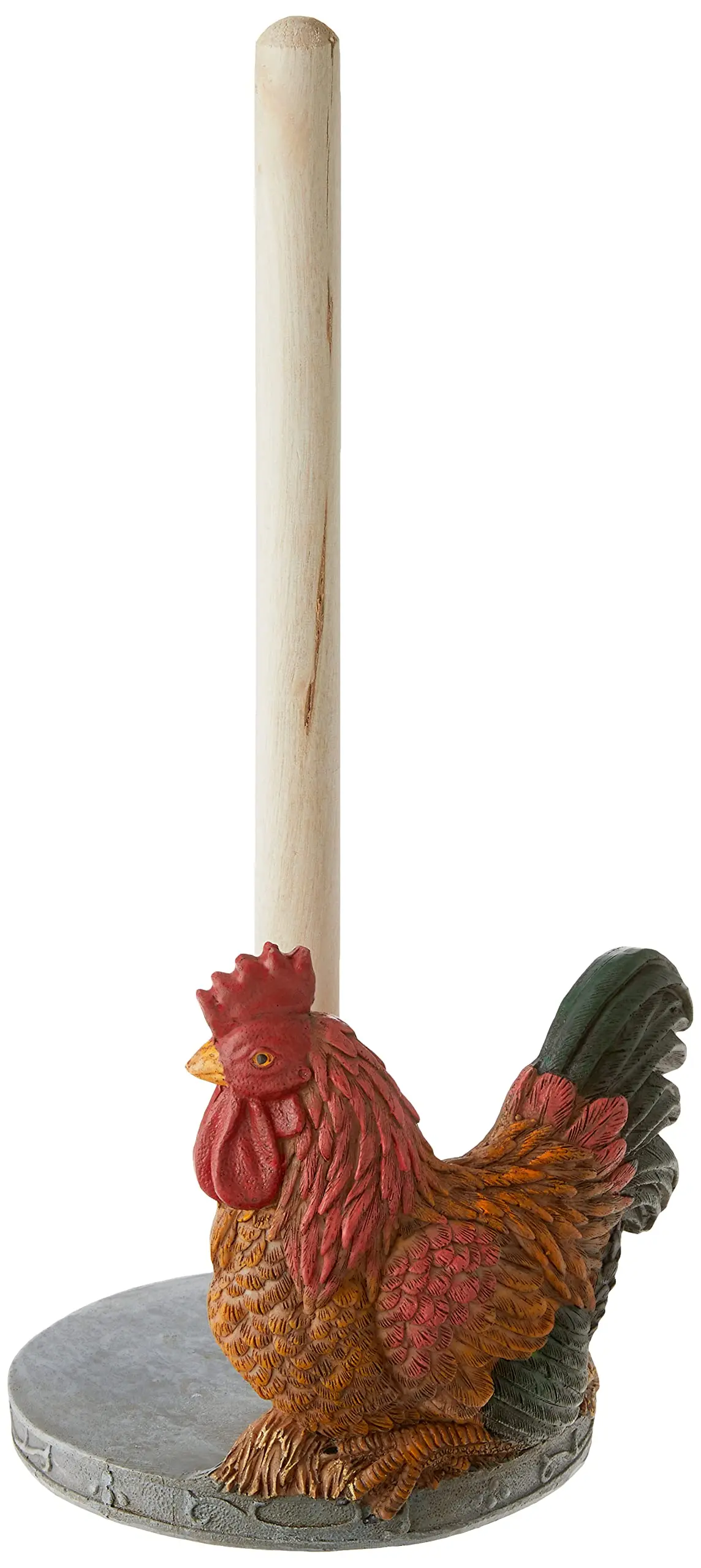 12 Inch Country Rooster Paper Towel Holder Multicolor
12 Inch Country Rooster Paper Towel Holder Multicolor