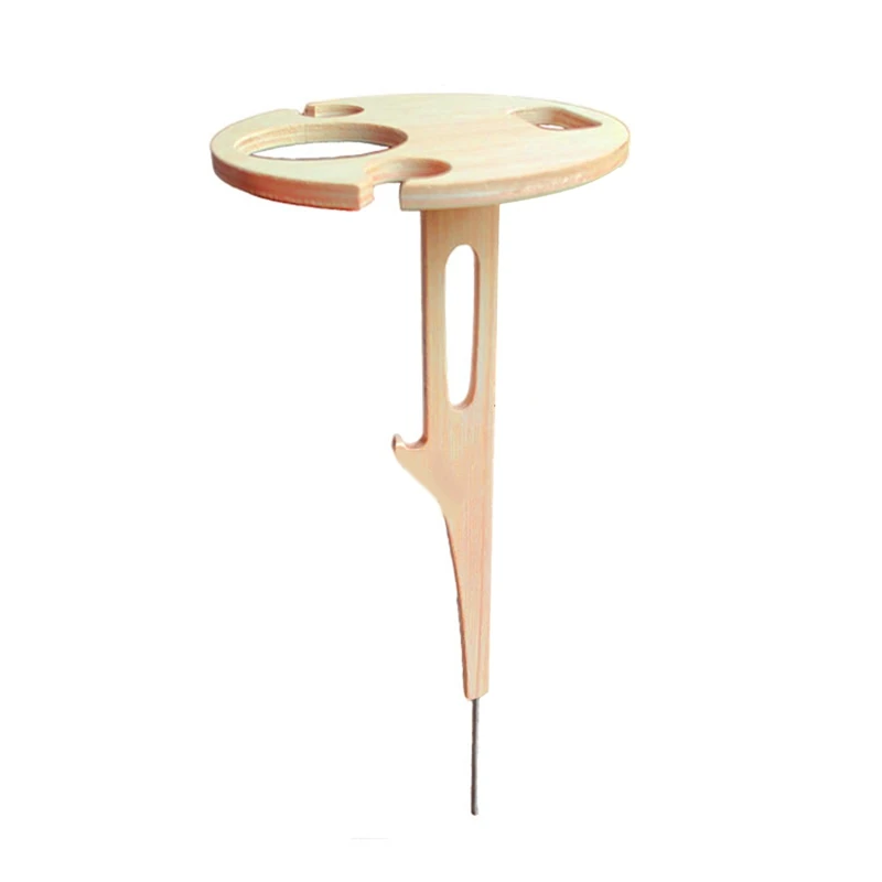Freestanding Wine Table Rack Portable Foldable Table Wooden Rack Inserted Into The Ground Holder For Camping & Picnic
Freestanding Wine Table Rack Portable Foldable Table Wooden Rack Inserted Into The Ground Holder For Camping & Picnic
