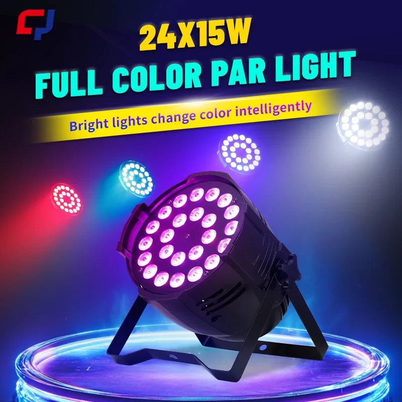 24x15 Вт Полноцветный Par Light RGBWAUV 6in1 Настенная лампа DMX512 Управление сценическим освещением для профессиональной сцены DJ Bar Audience
24x15 Вт Полноцветный Par Light RGBWAUV 6in1 Настенная лампа DMX512 Управление сценическим освещением для профессиональной сцены DJ Bar Audience