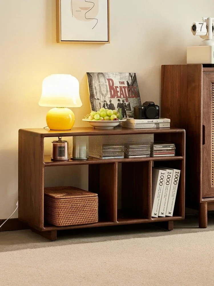 North American black walnut corner few Nordic simple solid wood sofa side cabinet home living room side few2005
North American black walnut corner few Nordic simple solid wood sofa side cabinet home living room side few2005