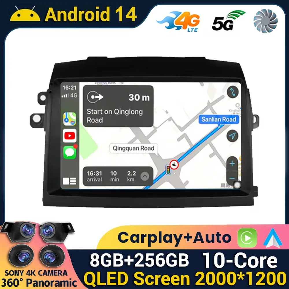 Android 14 Car Radio For TOYOTA Sienna 2 XL20 2003 2004-2010 Multimedia Navigation 2 din Auto Radio CarPlay Stereo Head Unit
Android 14 Car Radio For TOYOTA Sienna 2 XL20 2003 2004-2010 Multimedia Navigation 2 din Auto Radio CarPlay Stereo Head Unit