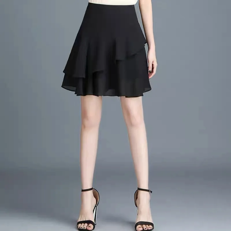 High Waist A-Line Skirt with Lace Hem Fi Tail ort Skirt for Women Asymmetrical Chiffon f Body Skirt Commute Vintage
High Waist A-Line Skirt with Lace Hem Fi Tail ort Skirt for Women Asymmetrical Chiffon f Body Skirt Commute Vintage