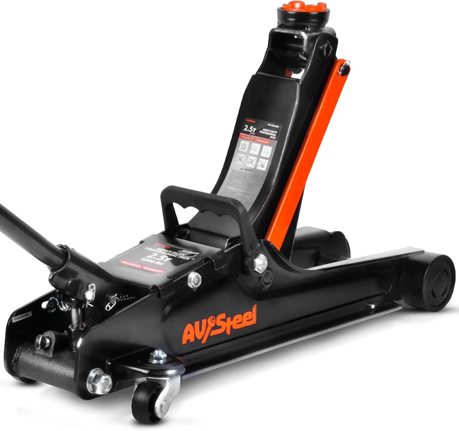 2.5 Ton Low Profile Floor Jack for Cars, Heavy Duty Hydraulic Jack with Single Piston Pump, Lifting Range 3.4'' to 14.6''
2.5 Ton Low Profile Floor Jack for Cars, Heavy Duty Hydraulic Jack with Single Piston Pump, Lifting Range 3.4'' to 14.6''