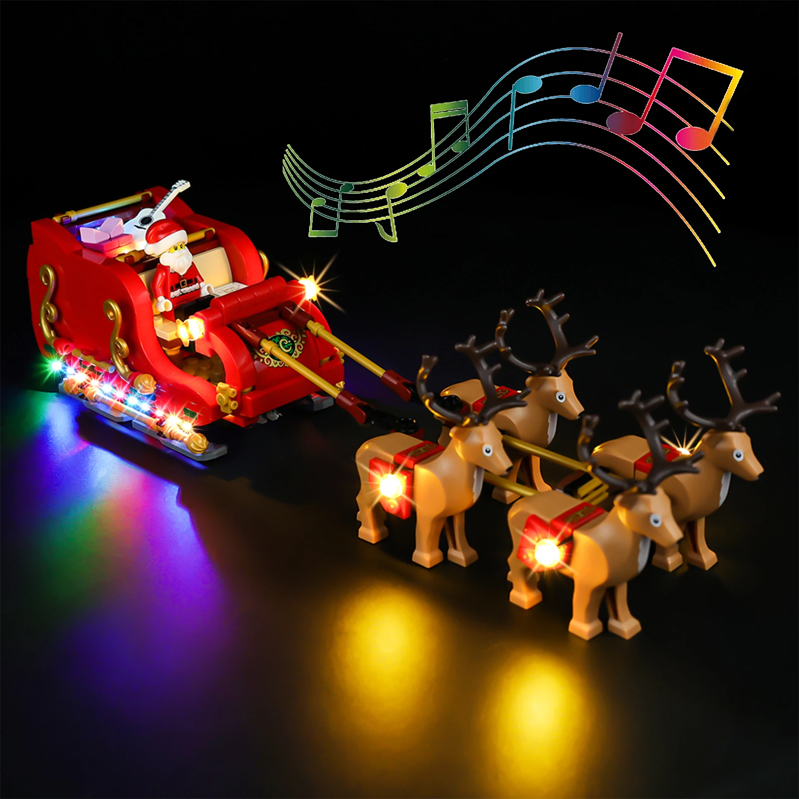 LED Lighting Set Suitable for LEGO Santas Sleigh 40499 Building Blocks
LED Lighting Set Suitable for LEGO Santas Sleigh 40499 Building Blocks
