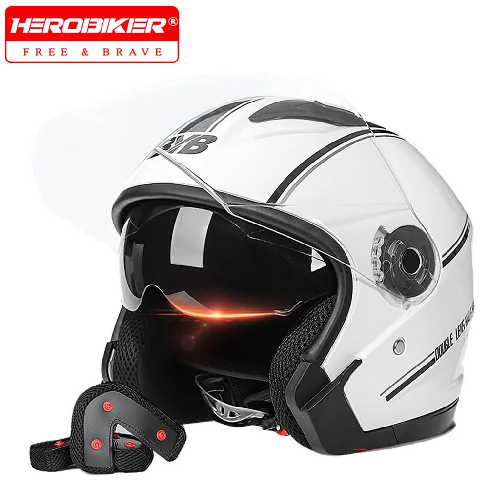 New Women Anti Fog Double Motorcycle Helmet Lens Electric Vehicle Helmets Four Seasons Riding Helmet Motorcycle Accessories
New Women Anti Fog Double Motorcycle Helmet Lens Electric Vehicle Helmets Four Seasons Riding Helmet Motorcycle Accessories