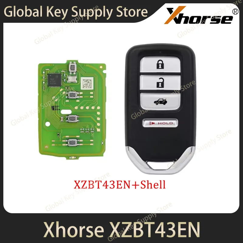 Xhorse Universal Smart Key PCB XZBT43EN 4 Buttons With Shell for Honda
Xhorse Universal Smart Key PCB XZBT43EN 4 Buttons With Shell for Honda