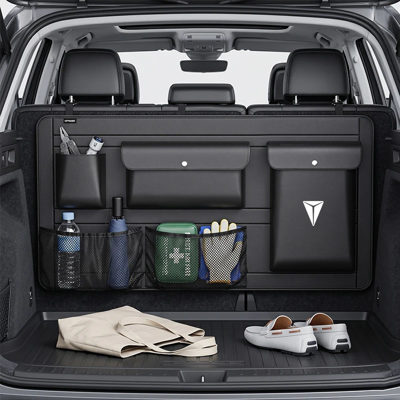 For Deepal SUV S05 S07 G318 S09 Car Trunk Storage Bag Multifunctional Rear Seat Hanging Bag Leather Car Trunk Storage Box
For Deepal SUV S05 S07 G318 S09 Car Trunk Storage Bag Multifunctional Rear Seat Hanging Bag Leather Car Trunk Storage Box