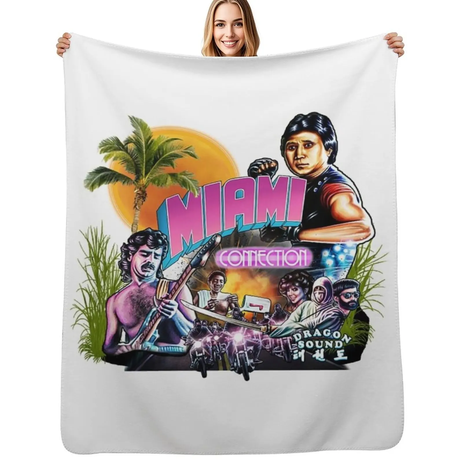Miami Connection T-Shirt Throw Blanket Cozy Throw Blanket Birthday Gift for Him Her
Miami Connection T-Shirt Throw Blanket Cozy Throw Blanket Birthday Gift for Him Her