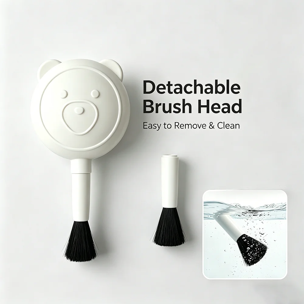 2-in-1 Car Air Brush Cleaner, Dust Remover, Cleaning Tool for Car Interior, Camera, Keyboard, Phone Screen, Air Blower Brush
2-in-1 Car Air Brush Cleaner, Dust Remover, Cleaning Tool for Car Interior, Camera, Keyboard, Phone Screen, Air Blower Brush