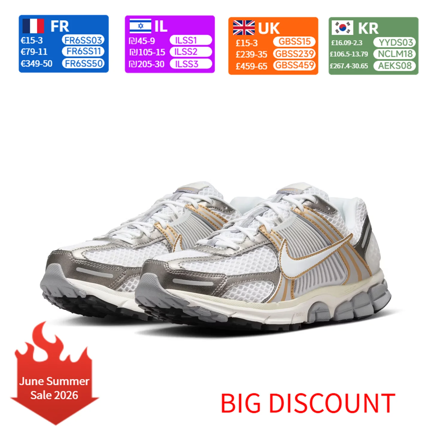Nike Zoom Vomero 5 Comfort Classic Breathable Support Low-Top Casual Training Urban Commuter Running Shoes Unisex HJ7247-099
Nike Zoom Vomero 5 Comfort Classic Breathable Support Low-Top Casual Training Urban Commuter Running Shoes Unisex HJ7247-099