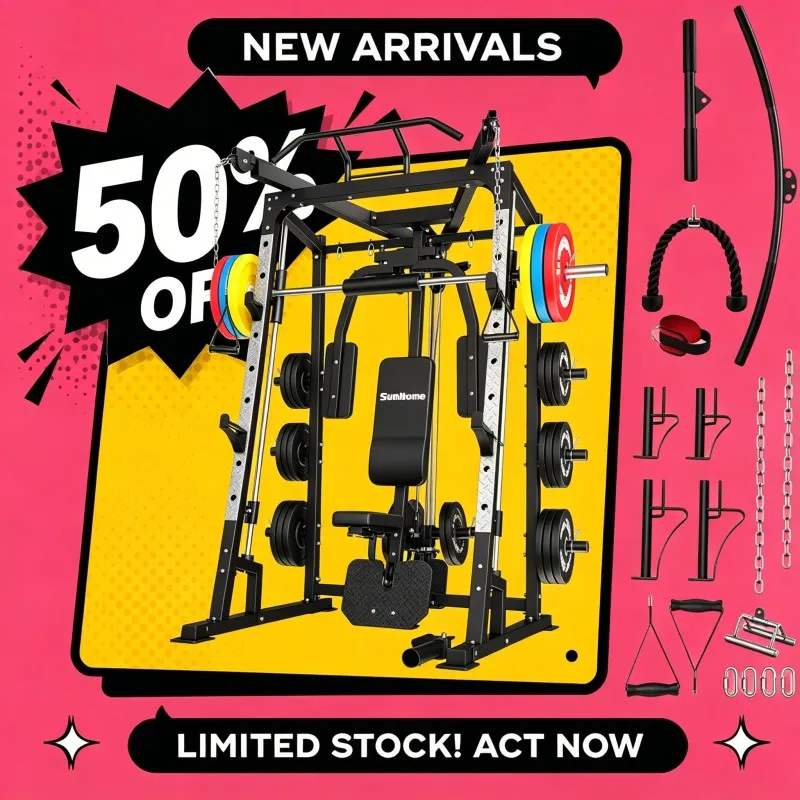 Mikolo 2000LB Power Cage Rack Dual Pulley System Multifunctional Home Gym Strength Training Workout Fitness Machine
Mikolo 2000LB Power Cage Rack Dual Pulley System Multifunctional Home Gym Strength Training Workout Fitness Machine