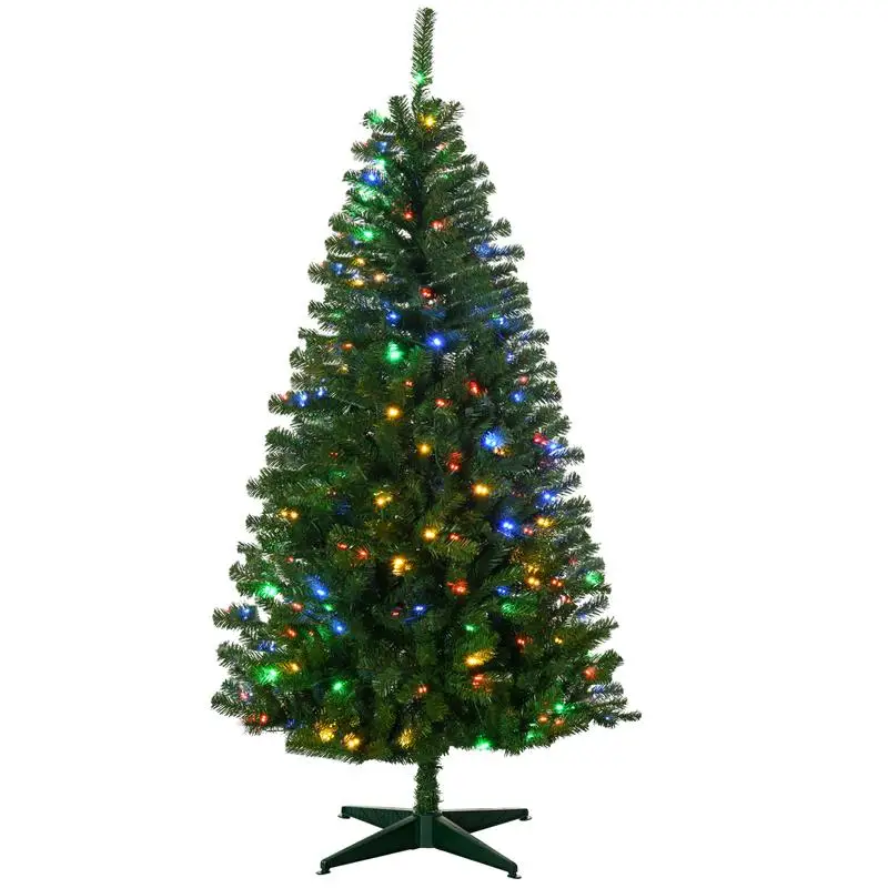 6ft Prelit Artificial Christmas Tree Holiday Décor with 584 Branches and 212 LED Lights, Warm White or Colorful, Auto Open
6ft Prelit Artificial Christmas Tree Holiday Décor with 584 Branches and 212 LED Lights, Warm White or Colorful, Auto Open